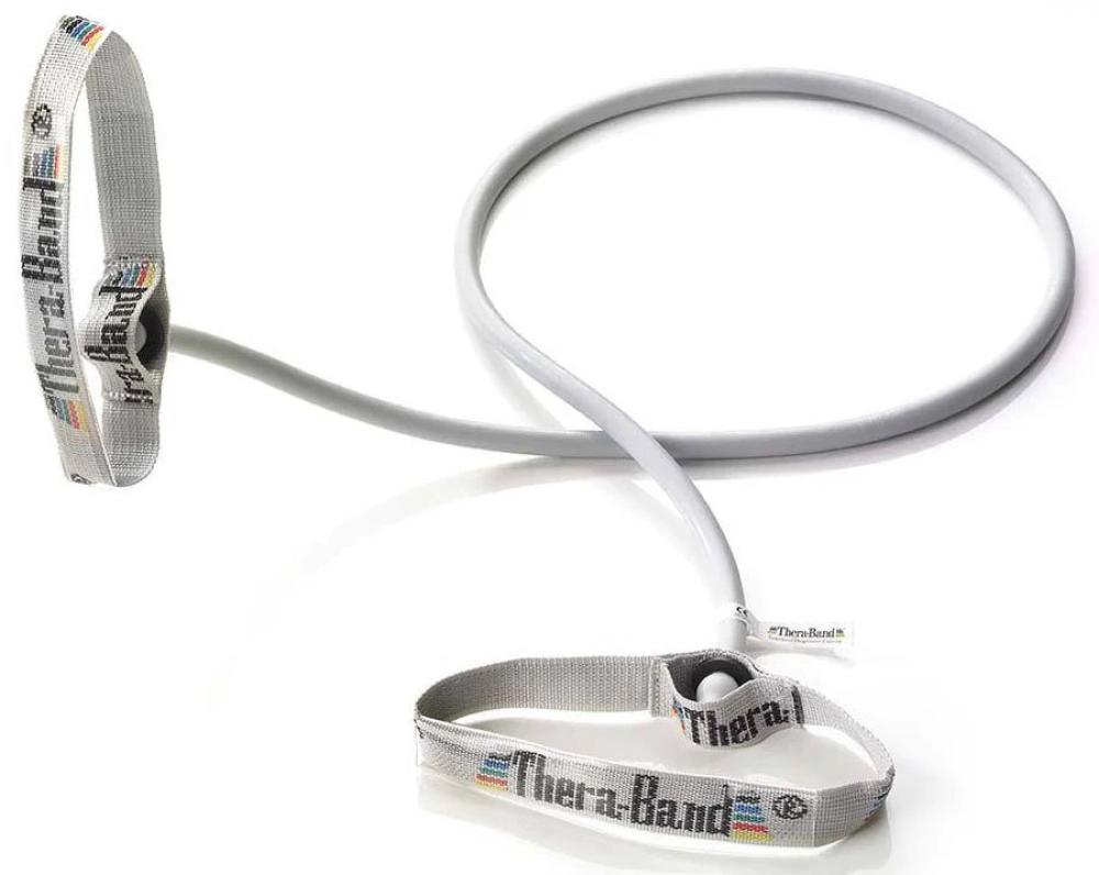 Thera-Band - Body trainer thera-band, tubing soft grips, 1,40m zilver