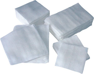 Compresses 5x5cm P--100 non-sterile