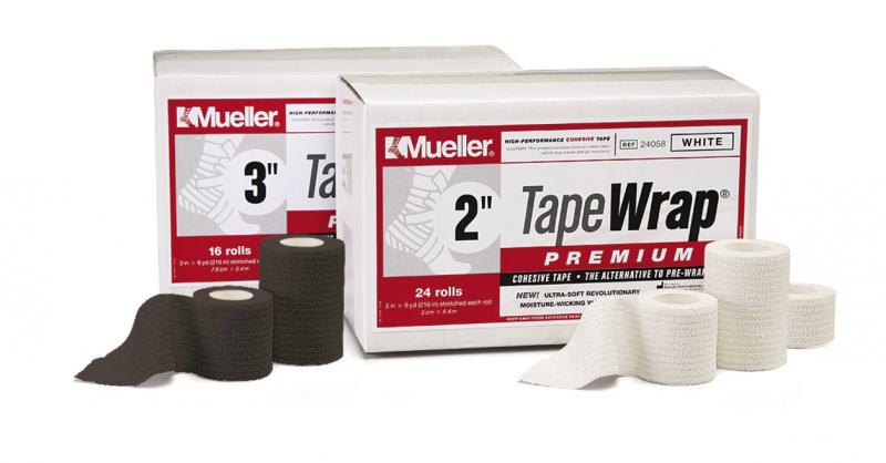 Mueller - Cohesief verband: Tapewrap Premium, zwart, 7,50cm, p--16