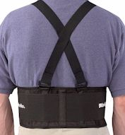 Mueller - Back Support W--suspenders Zwart