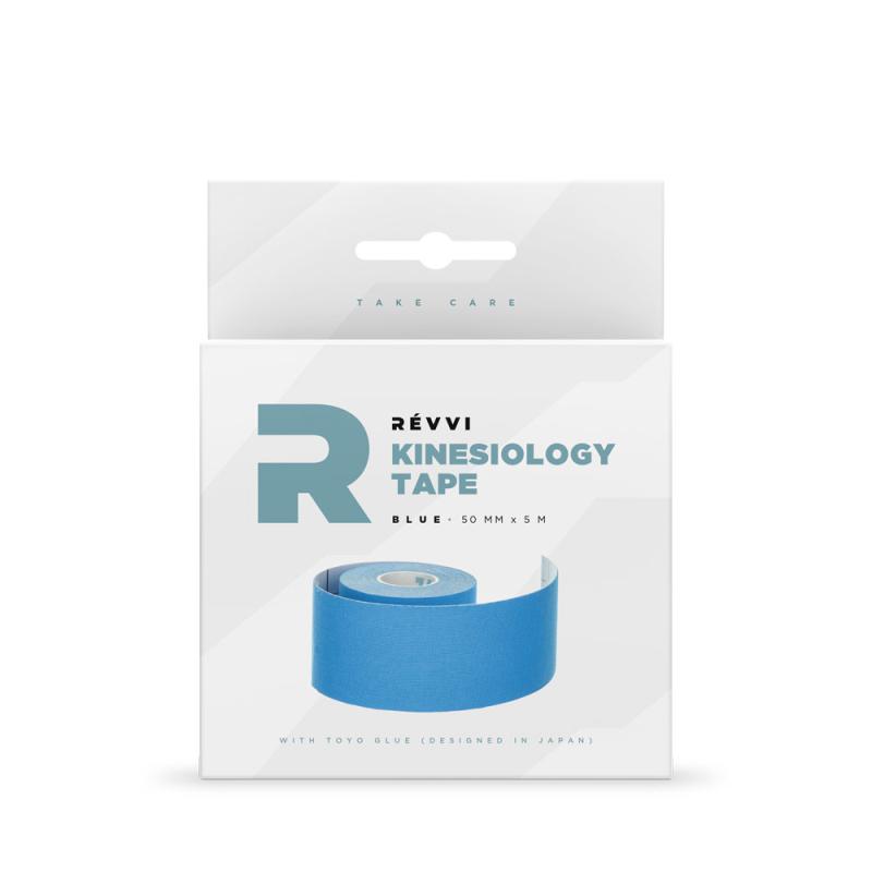 Revvi  Kinesiology tape – blue – 50mm x 5m – 1 roll--box        