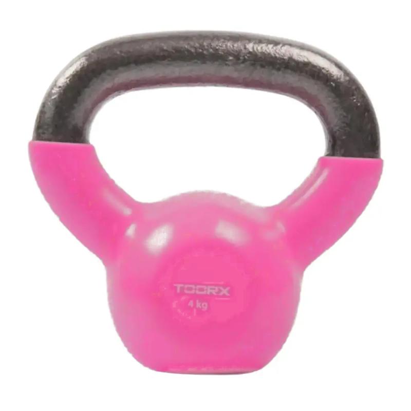  Kettlebell vinyl – roze – 4kg