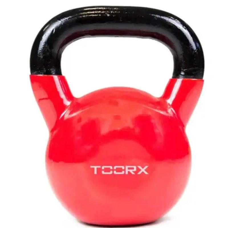 Kettlebell vinyl – rood – 10kg