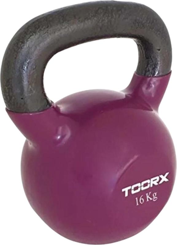Toorx - Kettlebell vinyle - violet foncé - 16kg