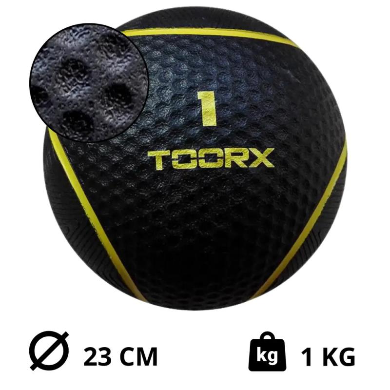 Toorx - Toorx medicine ball – jaune– 1kg