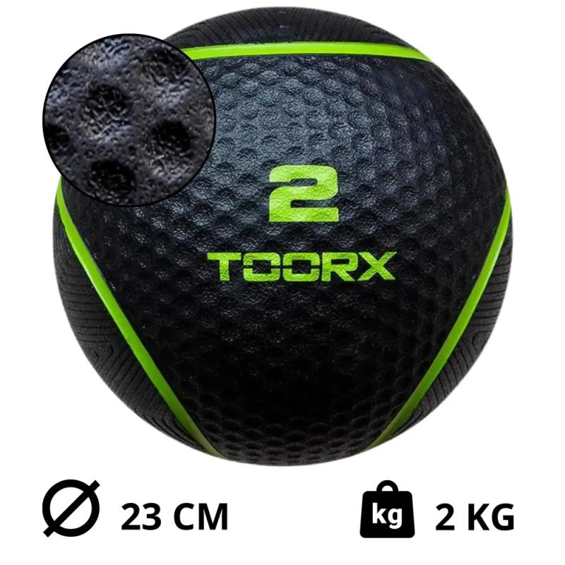 Toorx medicine ball – vert– 2kg