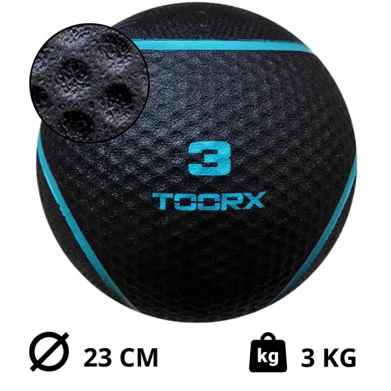 Toorx - Toorx medicine ball – blauw – 3kg