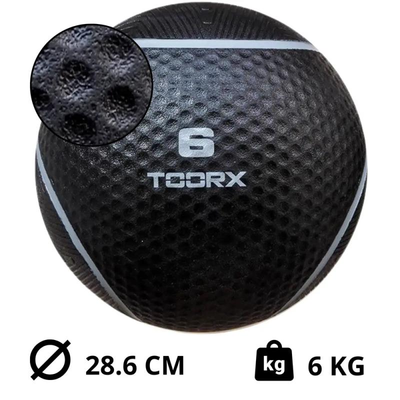 Toorx - Toorx medicine ball – gris– 6kg